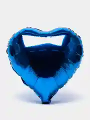 Синий шарик фольгированный "Сердце"