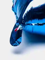 Синий шарик фольгированный "Сердце"
