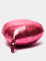 Розовый шарик фольгированный "Сердце"