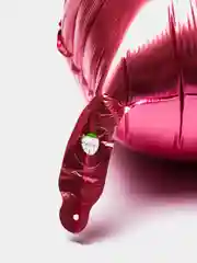 Розовый шарик фольгированный "Сердце"