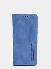 Светло-синий чехол-книжка для Samsung A52 из нубука Super Creative
