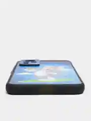 Синий чехол с ярким рисунком/принтом на Vivo V21 (Виво В21)