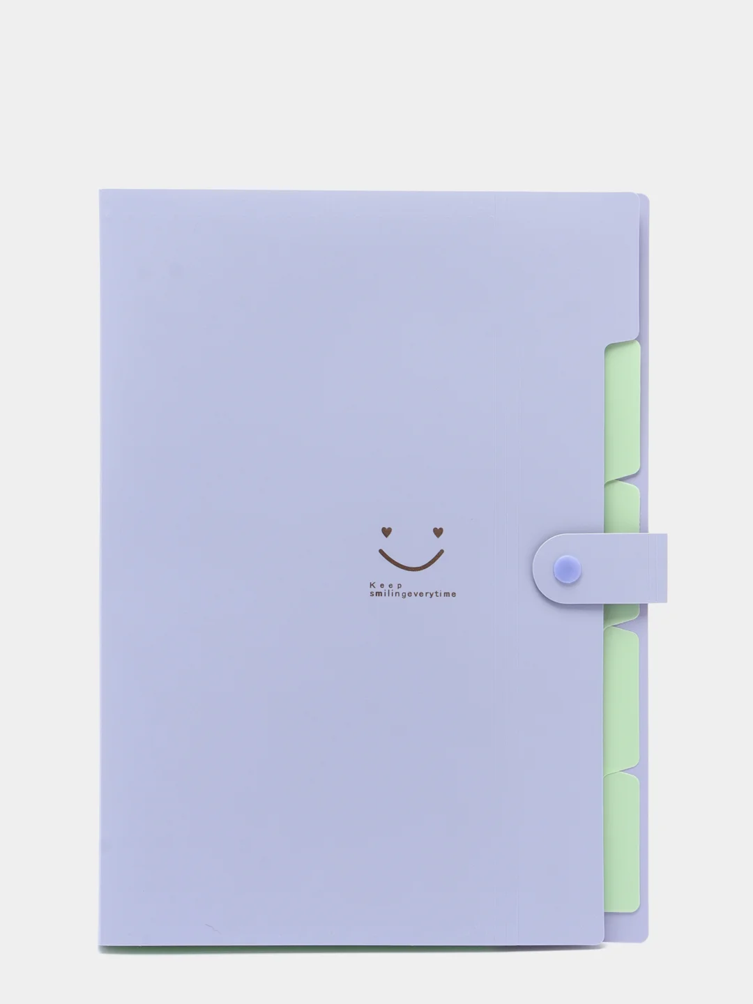 Пурпурный папка А4 Smile everytime, на 5 отделений, для удобного хранения документов