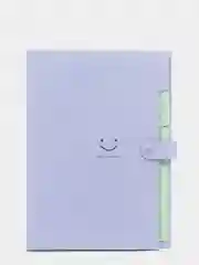 Пурпурный папка А4 Smile everytime, на 5 отделений, для удобного хранения документов