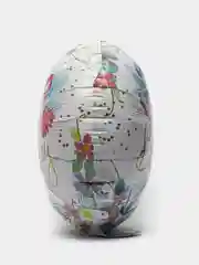 Шарик фольгированный круглый с надписью "Happy Birthday", фея