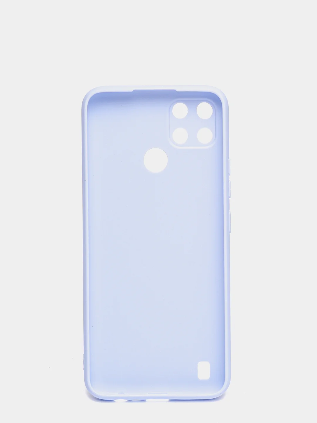 Светло-синий чехол для Realme C21Y цветной матовый
