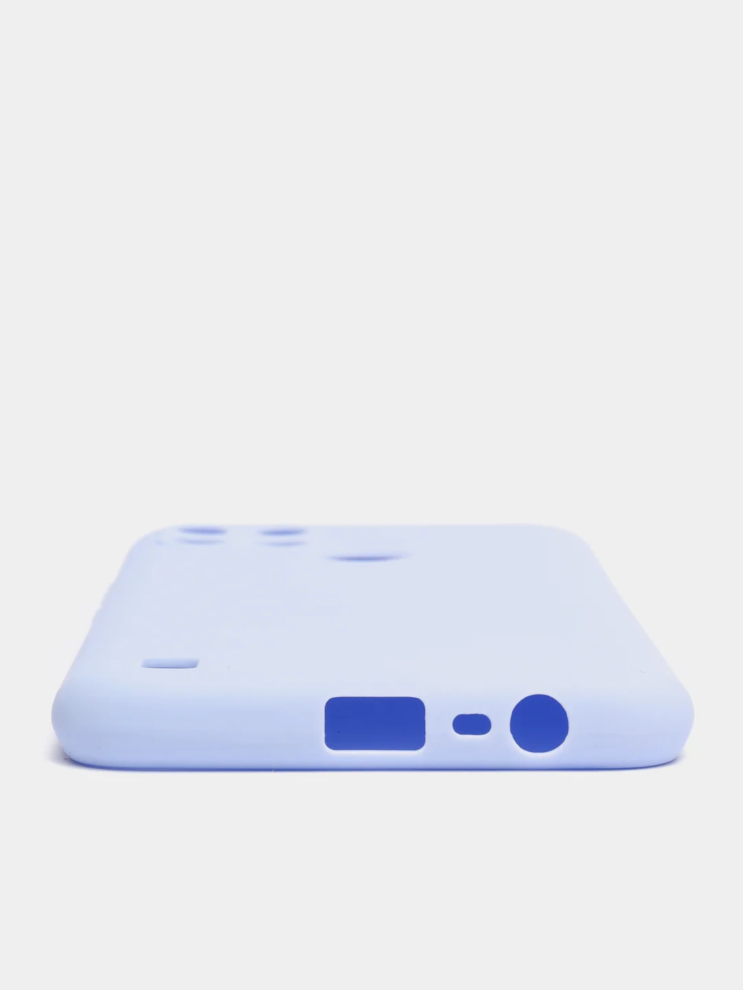 Светло-синий чехол для Realme C21Y цветной матовый