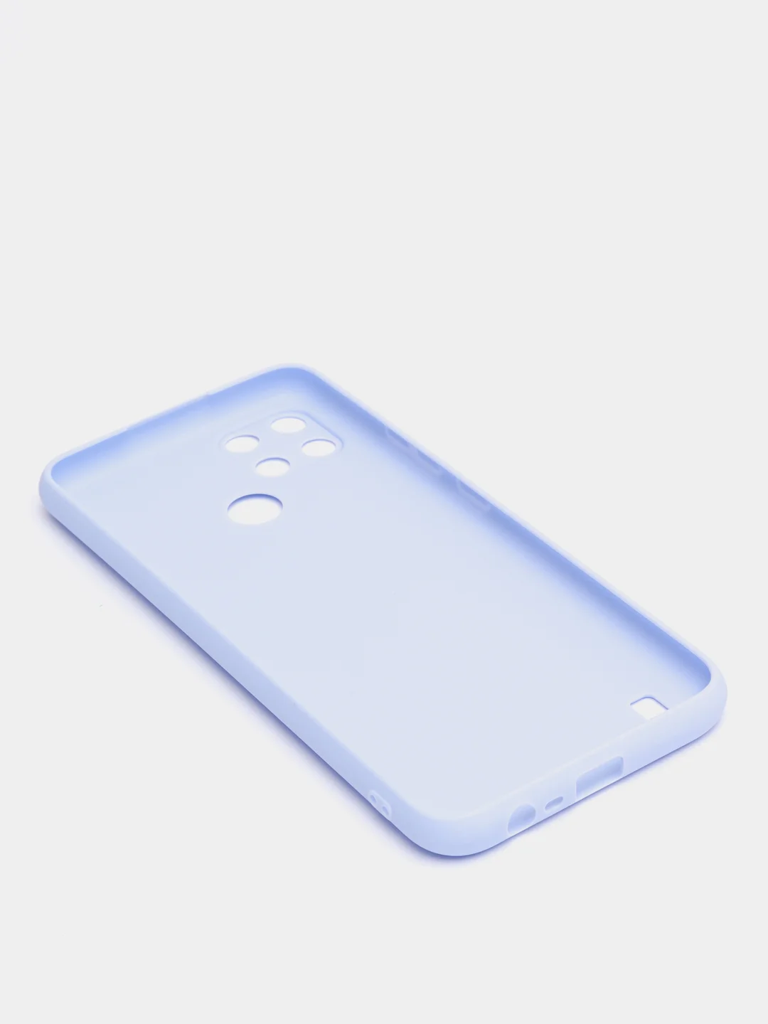 Светло-синий чехол для Realme C21Y цветной матовый