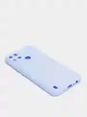 Светло-синий чехол для Realme C21Y цветной матовый
