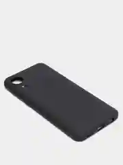 Черный чехол для Samsung A03 Core цветной матовый