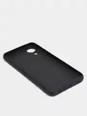 Черный чехол для Samsung A03 Core цветной матовый
