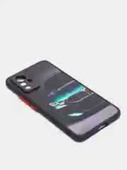 Зеленый чехол с ярким рисунком/принтом на Vivo V21 (Виво В21)