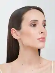 Золотой серьги-каффы без прокола/ кафф для ушей/ 1 штука