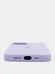 Лавандовый чехол Silicone Case для iPhone 12 / iPhone 12 Pro, закрытый низ
