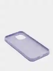 Лавандовый чехол Silicone Case для iPhone 12 / iPhone 12 Pro, закрытый низ