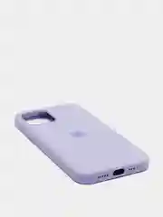 Лавандовый чехол Silicone Case для iPhone 12 / iPhone 12 Pro, закрытый низ