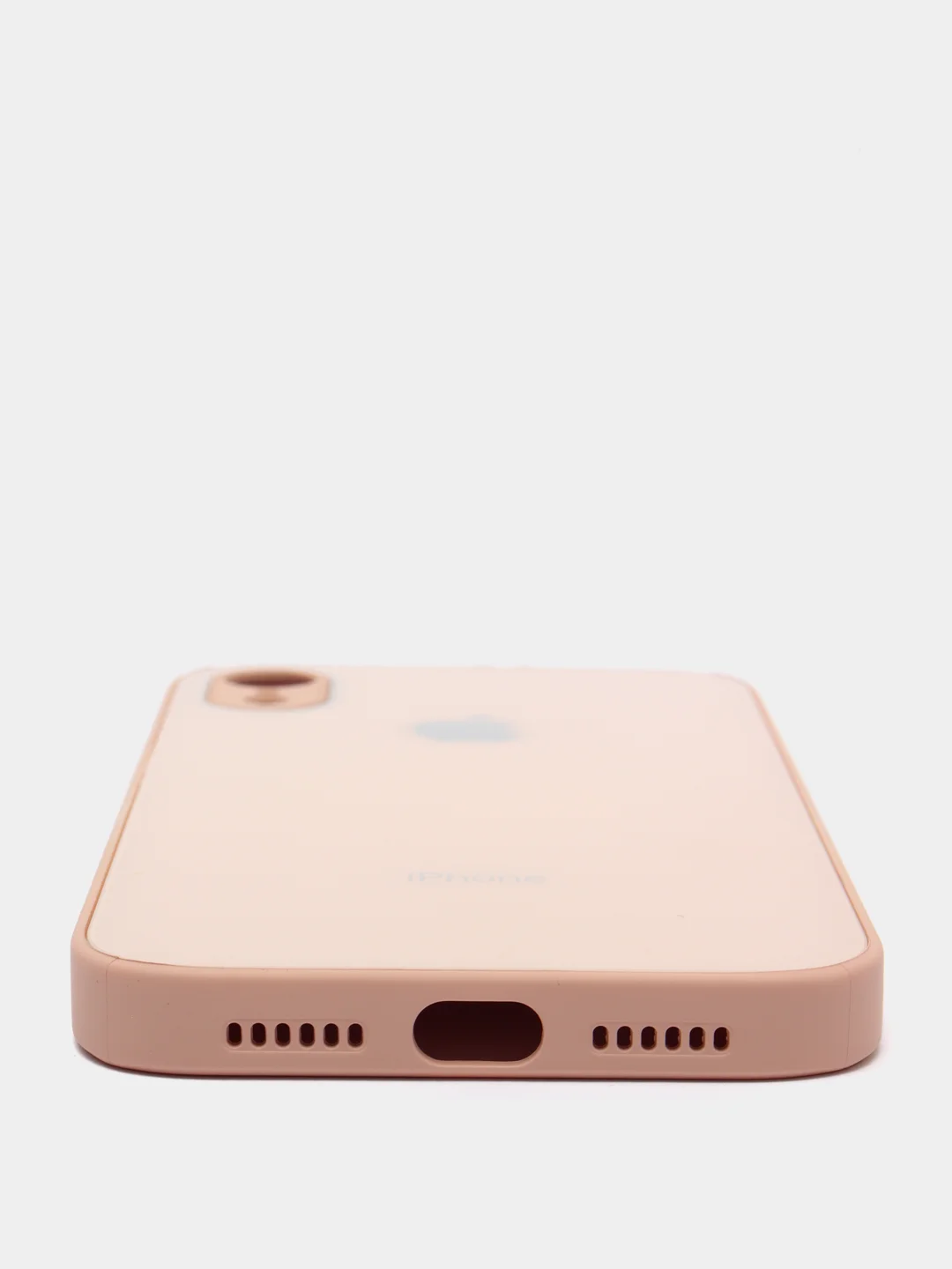 Карамельный чехол для iPhone XR, силиконовый, со стеклянной панелью