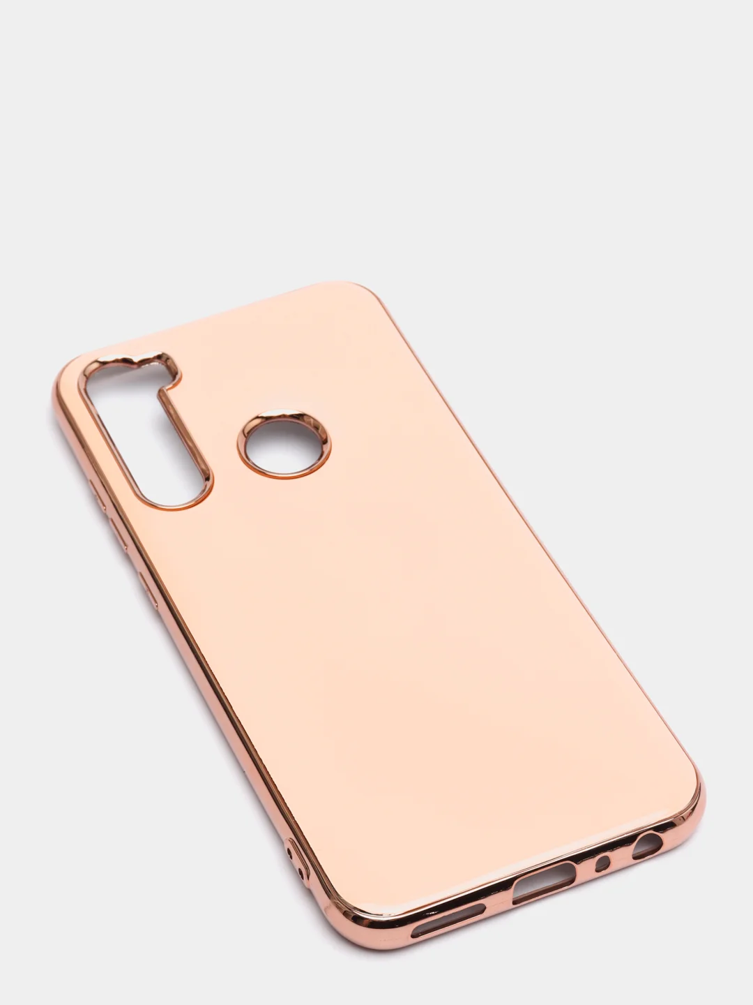 Конфетный чехол Xiaomi Redmi Note 8 2019/21 цветной, силиконовый, с глянцевой рамкой (Редми Нот 8)