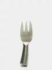 Серебряный вилка кулинарная "Мини", металл, 4 х 14 см