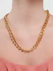 Золотой цепочка ожерелье Link