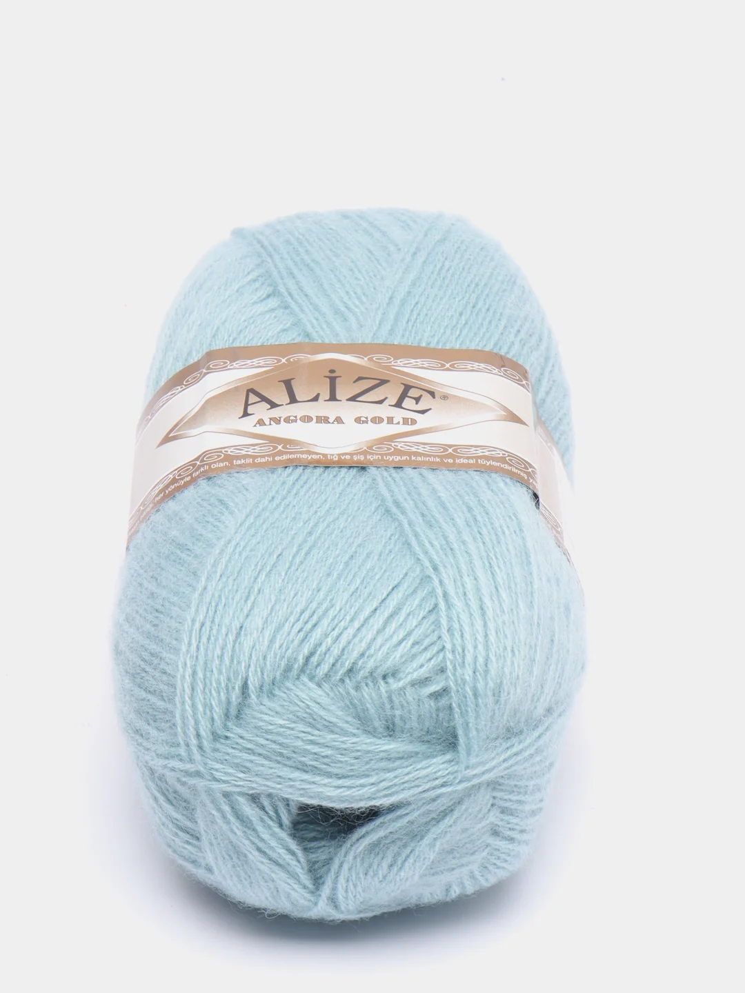 Светло-синий пряжа Alize "Angora Gold", 20% шерсть, 80% акрил, 100 г, 550 м, 1 штука