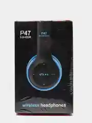 Синий беспроводные стерео наушники P47 Bluetooth