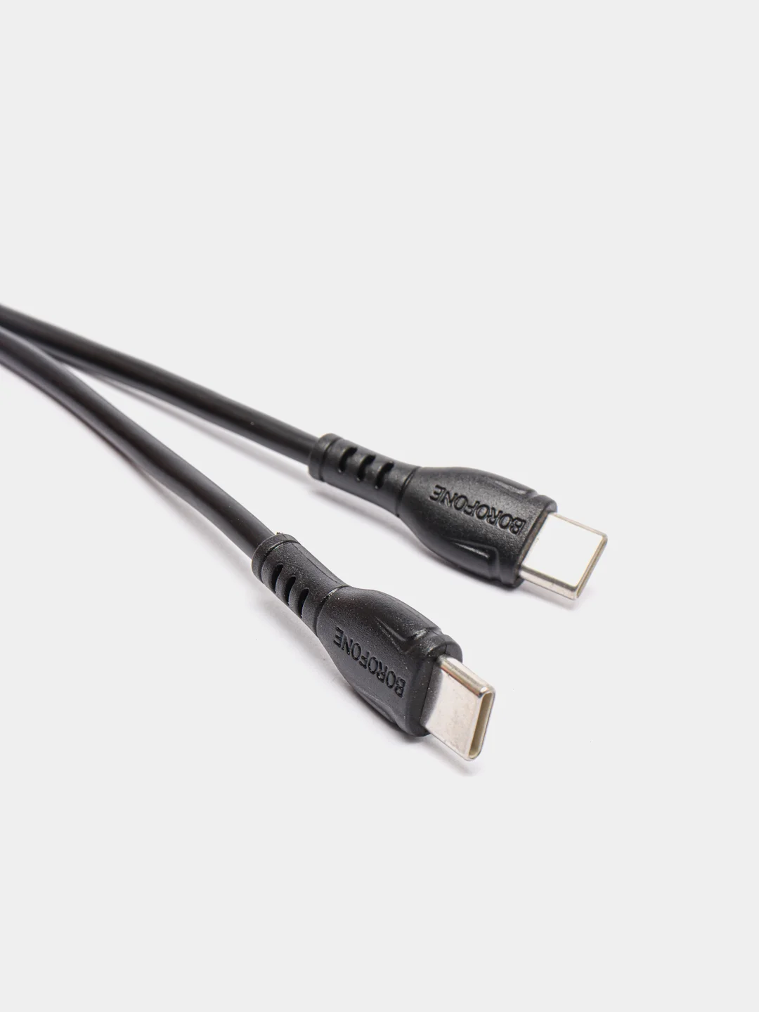Черный кабель зарядный Borofone BX51 (3A, Type-C/Lightning, Type-C/Type-C для iPhone и Android)