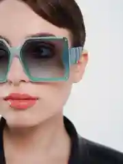 Бирюзовый очки солнцезащитные женские