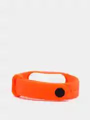 Оранжевый ремешок для Mi Band 4, Mi Band 3, силиконовый