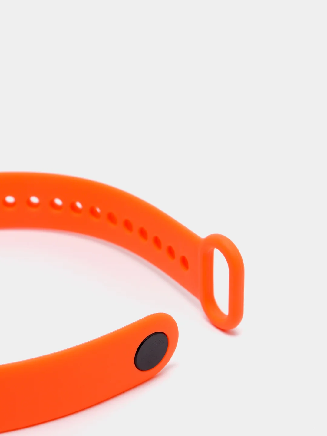 Оранжевый ремешок для Mi Band 4, Mi Band 3, силиконовый