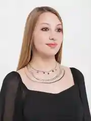 Серебряный тройная цепь ожерелье