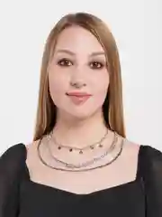 Серебряный тройная цепь ожерелье