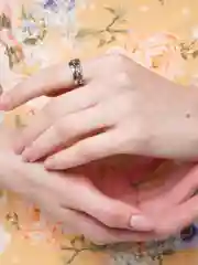 Серебряный кольцо "Смайлик с цепью"