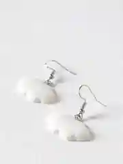 Женские серьги с подвеской облако