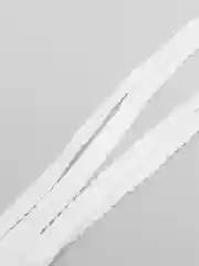 Шнурки для обуви плоские, 8 мм, 90 см, цвет белый