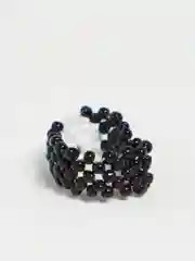 Кольцо из бисера "Сердце"
