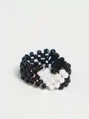 Кольцо из бисера "Сердце"