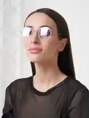 Золотой очки, без диоптрий, имиджевые