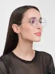 Золотой очки, без диоптрий, имиджевые