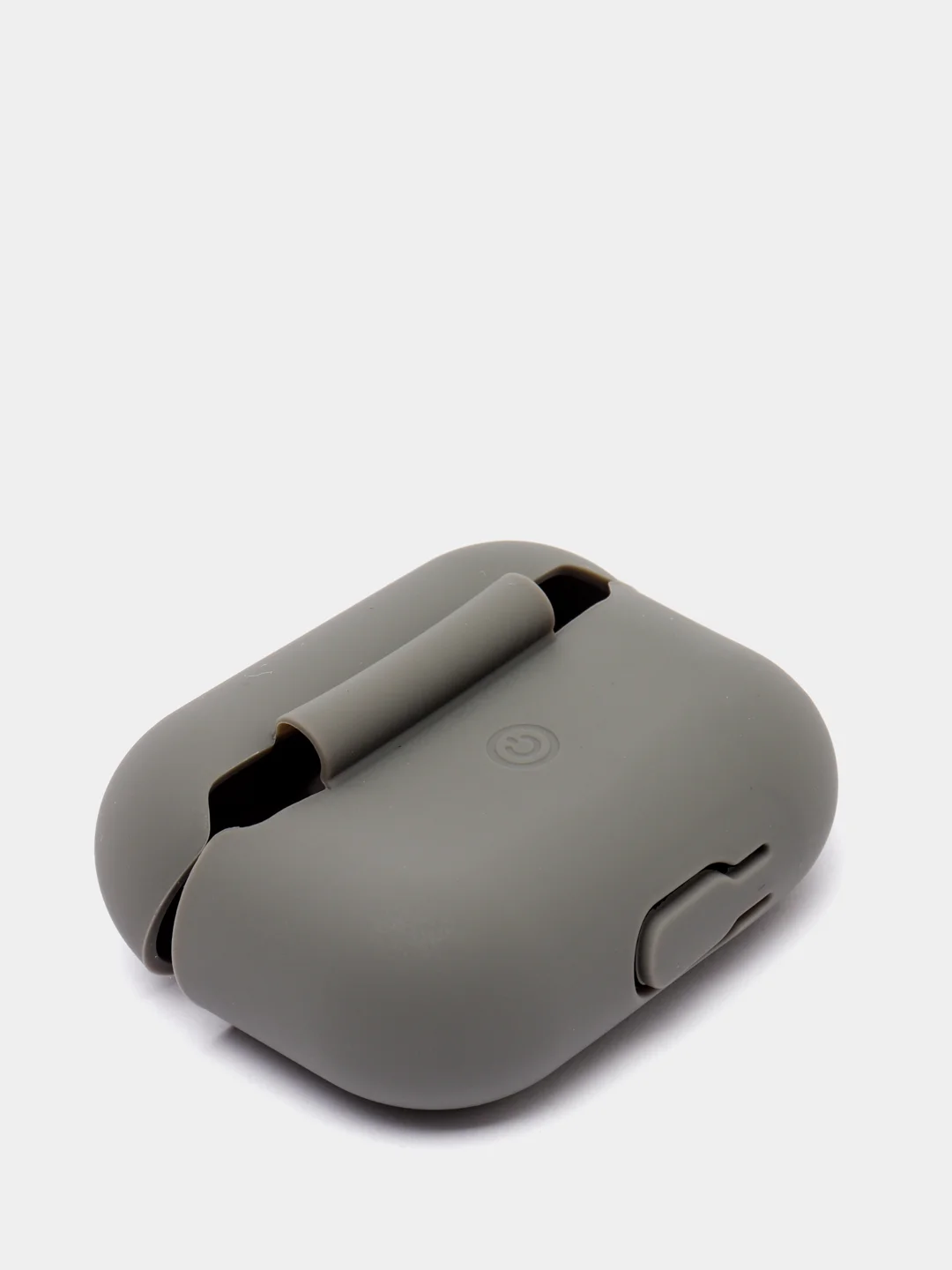 Серый силиконовый чехол для наушников AirPods Pro