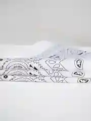 Белый бандана / Платок-повязка на голову / Косынка на голову
