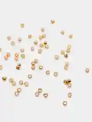 Золотой золотой бисер 50 шт / Разделительный  бисер 50 шт ( размеры 3мм / 2,5мм / 2мм)
