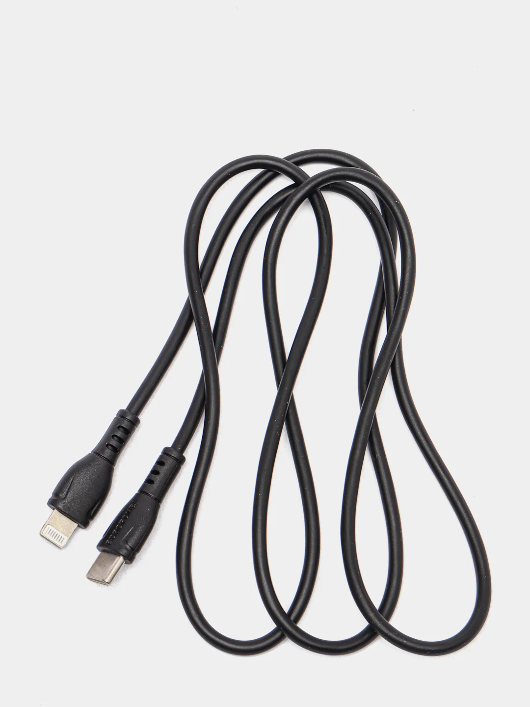 Черный кабель зарядный Borofone BX51 (3A, Type-C/Lightning, Type-C/Type-C для iPhone и Android)