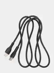 Черный кабель зарядный Borofone BX51 (3A, Type-C/Lightning, Type-C/Type-C для iPhone и Android)