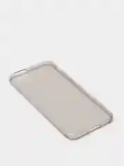 Серый чехол для iPhone силиконовый тонкий прозрачный