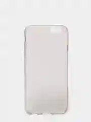 Серый чехол для iPhone силиконовый тонкий прозрачный