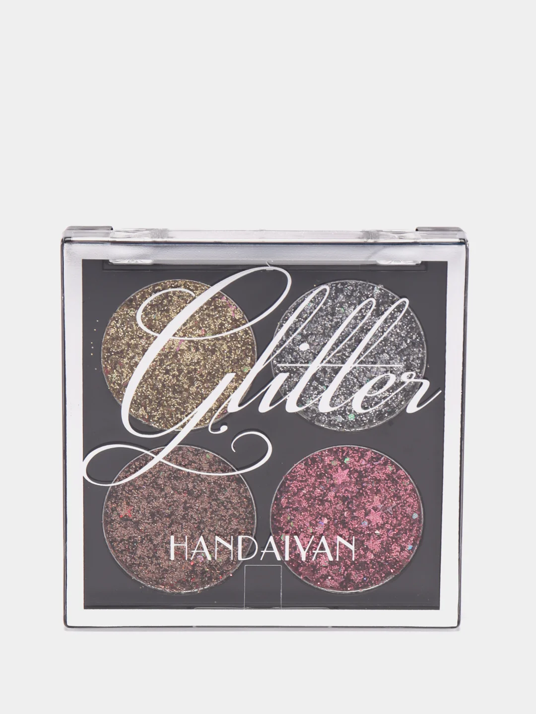 Серебряный тени - глиттер для макияжа Handaiyan Glitter Eye Shadow