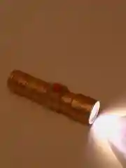 Бронзовый фонарь карманный USB зарядкой светодиодный