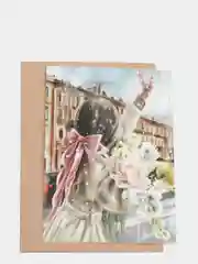 Открытка "Под дождём"