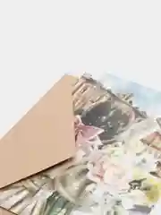 Открытка "Под дождём"